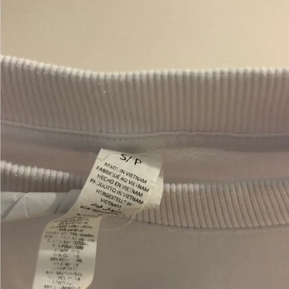 ALO Yoga Women's Classic White Hoodie - Picture 2 of 5